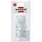 Brennenstuhl Schuko contactdoos aanrakingsbeveiliging, voor stekker type F, transparant, 6 stuks