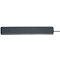 Brennenstuhl Secure-Tec 6-voudige contactdoosstrook, veiligheidsschakelaar, automatisch schakelsysteem, overspanningsbeveiliging tot 19.500 A, 3 m kabel, L 485 x B 65 x D 105 mm, antraciet