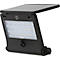 Rode ronde schild met wit wolken- en regensymbool en het opschrift "IP65".