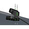 Rode cirkel met wit USB-oplader logo en USB-poort symbool.