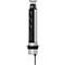 Brennenstuhl Tower Power Alu-Tischsteckdosenleiste, 3 Schutzkontaktstecker in 45°-Anordnung, 2 USB Stecker, versenkbar, 2 m Kabel, L 335 x B 85 x T 120 mm, silber/schwarz