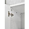 Breno combinatiekast, 6OH, kast en legbord, afsluitbaar, B 800 x D 420 x H 2156 mm, spaanplaat, wit/wit