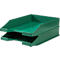Briefablage KARMA, DIN A4/C4, Kunststoff, stapelbar, stabil, B 255 x T 348 x H 65 mm, öko-grün