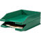 Briefablage KARMA, DIN A4/C4, Kunststoff, stapelbar, stabil, B 255 x T 348 x H 65 mm, öko-grün