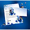 Briefpapier mit Weihnachtsmotiv Sigel Blue Harmony, A4, 90g/m², 100 Blatt