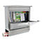 Brievenbus Lettero Inox, postrol, roestvrij staal