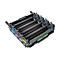 Graue Brother DR-421CL Trommeleinheit, Farbmarkierungen C, M, Y und K.