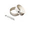 Brother - Klebeverschluss - weiß - 25 x 279 mm 200 Stck. (1 Rolle(n) x 200) Erwachsenenarmbänder - für Brother TD-2130N, TD-2130NHC, TD-2130NSA