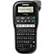 Black Brother P-Touch H110 label maker with keyboard and display. The display reads 'P-touch H110'.