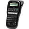 Black Brother P-touch H110 label maker with keyboard and small display.