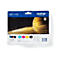 Paquet de cartouches d'imprimante Brother LC1100. L'emballage contient quatre cartouches en cyan, magenta, jaune et noir.