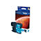 Tintenpatrone Brother LC1100HY-C. Blaue und schwarze Patrone mit Verpackung, inklusive Markennamen und Produktbezeichnungen.