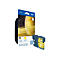 Gelbe Brother Tintenpatrone LC1100, mit Verpackung. Aufdruck: "Y".
