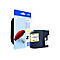 Gelbe Brother Tintenpatrone LC225XLY mit Verpackung, roter Regenschirm auf der Verpackung.