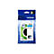 Verpackung einer Cyan-Tinte für Brother-Drucker, blau-weiß. Text: LC3233, Cyan, DCP-J1100DW, MFC-J1300DW.