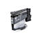 Schwarze Brother LC527BK Tintenpatrone vor neutralem Hintergrund.