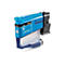 Blaue Brother LC527XLC Tintenpatrone vor weißem Hintergrund.