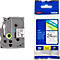 Brother lint beletteringssysteem TZe-151, 24 mm, kleurloos/zwart
