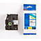 Brother lint beletteringssysteem TZe-261, 36 mm, wit/zwart