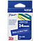 Brother lint beletteringssysteem TZe-555, 24 mm, blauw/wit