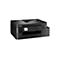 Schwarzer Brother MFC-J4350DW Multifunktionsdrucker mit Bedienfeld und Display vor weißem Hintergrund.
