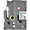 Brother Schriftbandkassette TZe-241, 18 mm breit, weiß/schwarz