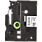Brother Schriftbandkassette TZe-FX231, 12 mm breit, weiß/schwarz