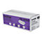 Une boîte blanche portant l'inscription "brother TN-6600 High Capacity Toner Cartridge". Des informations d'utilisation avec divers modèles d'imprimantes, le rendement en pages et le lieu de fabrication sont imprimés.