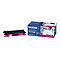 Magentafarbene Brother TN-130M Tonerkartusche und Verpackung.