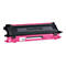 Magenta Brother-Tonerkartusche, Modell TN-135M. Schwarz, rosa, weiß. Aufdruck 'brother'.