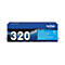 Blauer Brother TN-320C Toner Kartusche. Aufdruck: 320, 1500 Seiten.