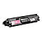 Schwarze Brother-Tonerkartusche mit pinkfarbenem Aufkleber, Text: TN-321M.