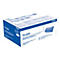 Blaue Brother Toner-Kartuschen-Verpackung. Aufschrift TN-3520, Text in mehreren Sprachen, Abbildung des Toners.
