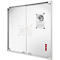 BST MEDIA DT vitrinekast, voor binnen, gehard veiligheidsglas, draaideur, display formaat 8x DIN A4