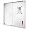 BST MEDIA DT vitrinekast, voor binnen, gehard veiligheidsglas, draaideur, displayformaat 12x DIN A4