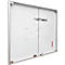 BST MEDIA DT vitrinekast, voor binnen, gehard veiligheidsglas, draaideur, displayformaat 21x DIN A4