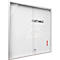 BST MEDIA ST vitrinekast, voor binnen, gehard veiligheidsglas, schuifdeur, display formaat 8x DIN A4
