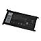 Eine Laptop-Batterie, schwarz, mit Aufschrift bti, 42 wh, Standard-Akkupack.