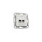 BTR E-DAT C6 8/8(8) UPk - Anschlussdose, Unterputz - CAT 6 - RJ-45 X 2 - Pure White, RAL 9010