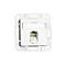 BTR E-DAT C6 8(8) UPk - Anschlussdose, Unterputz - CAT 6 - RJ-45 - Pure White, RAL 9010