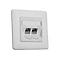 BTR E-DAT modul 8/8(8) UP - Anschlussdose, Unterputz - CAT 6 - RJ-45 X 2 - Pure White, RAL 9010