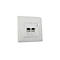 BTR IT CONNECT E-DAT C6 8/8(8) UP Cat.6 - Anschlussdose, Unterputz - CAT 6 - RJ-45 X 2 - Pure White, RAL 9010