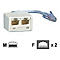 BTR - Netzwerk-Splitter - RJ-45 (M) zu RJ-45 (W) - 10 cm