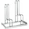 Bügelparker, 1-seitig, für Reifen bis B 55 mm, B 700 x T 1850 x H 740 mm, Stahl feuerverzinkt, 2 Einstellplätze, zerlegt