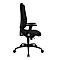 Bürostuhl SSI PROLINE P1 Clean, mit Armlehnen, Punktsynchronmechanik, Bandscheibensitz, antibakterieller Bezug, schwarz