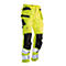 Bundhose Jobman 2377 PRACTICAL, Hi-Vis, mit Hängetaschen, EN ISO 20471 Klasse 1, gelb I schwarz, 27
