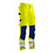 Bundhose Jobman 2378 PRACTICAL, Hi-Vis, EN ISO 20471 Klasse 2, gelb I dunkelblau, 58