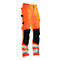 Bundhose Jobman 2378 PRACTICAL, Hi-Vis, EN ISO 20471 Klasse 2, orange I schwarz, 46