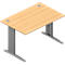 Bureau ARLON-OFFICE, l. 1200 x P 800 x H 730 mm, coloris hêtre