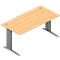 Bureau ARLON-OFFICE, l. 1600 x P 800 x H 730 mm, coloris hêtre